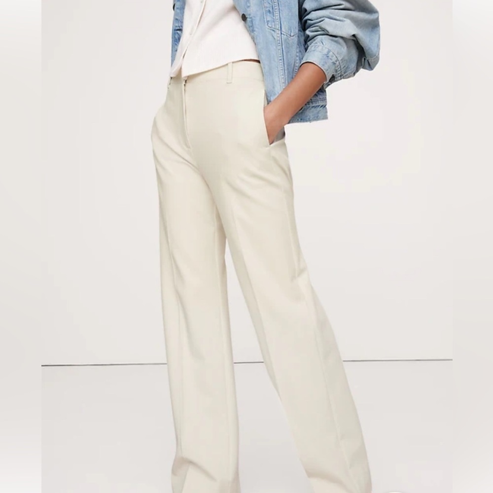 Banana Republic Cream Trousers:  Women’s